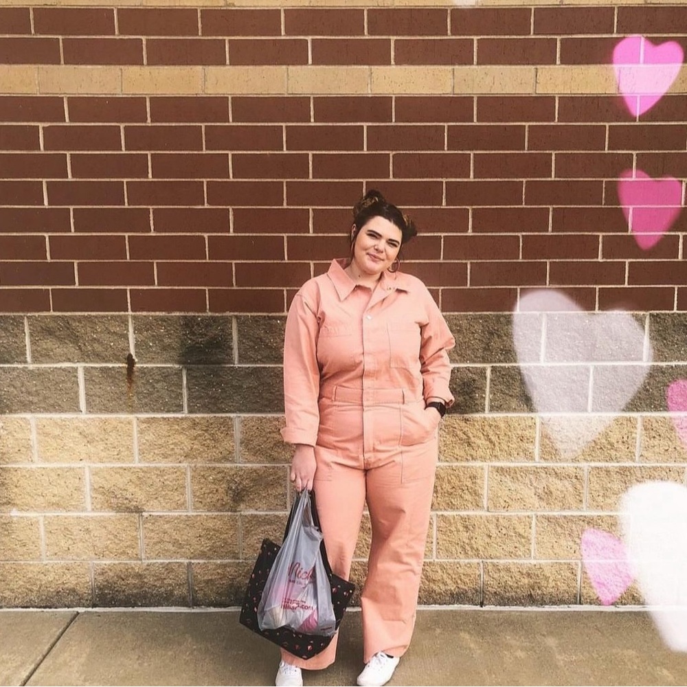 Big Bud Press Long Sleeve Jumpsuit in Dusty Rose